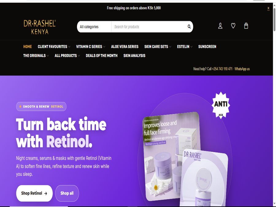 DR Rashel website