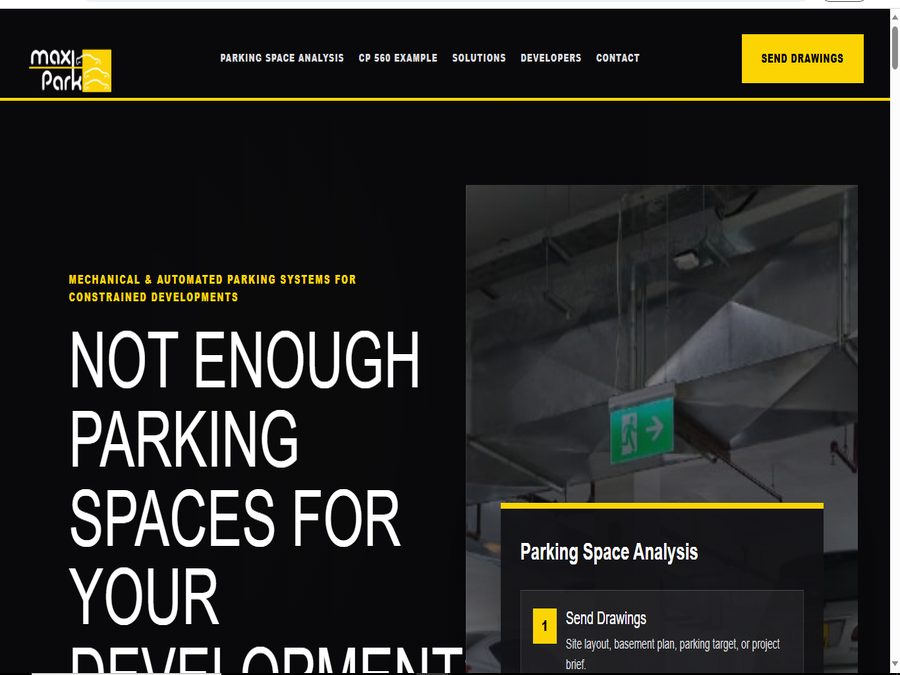 MaxiPark website